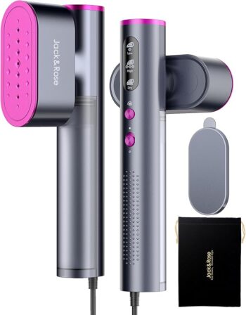Dual Voltage Travel Steamer, 2-in-1 Design for UK & Europe Trip
